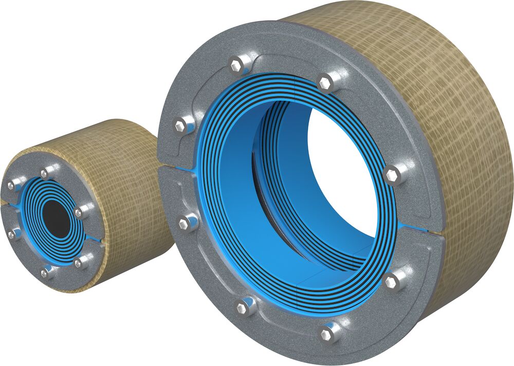 Solution d'étanchéité Roxtec RS PPS/S avec SL GRP